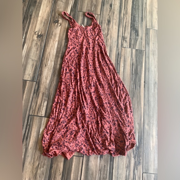 Free People Women’s Button Front Maxi Dress with Tank Top Bodice Size XS - Picture 2 of 7